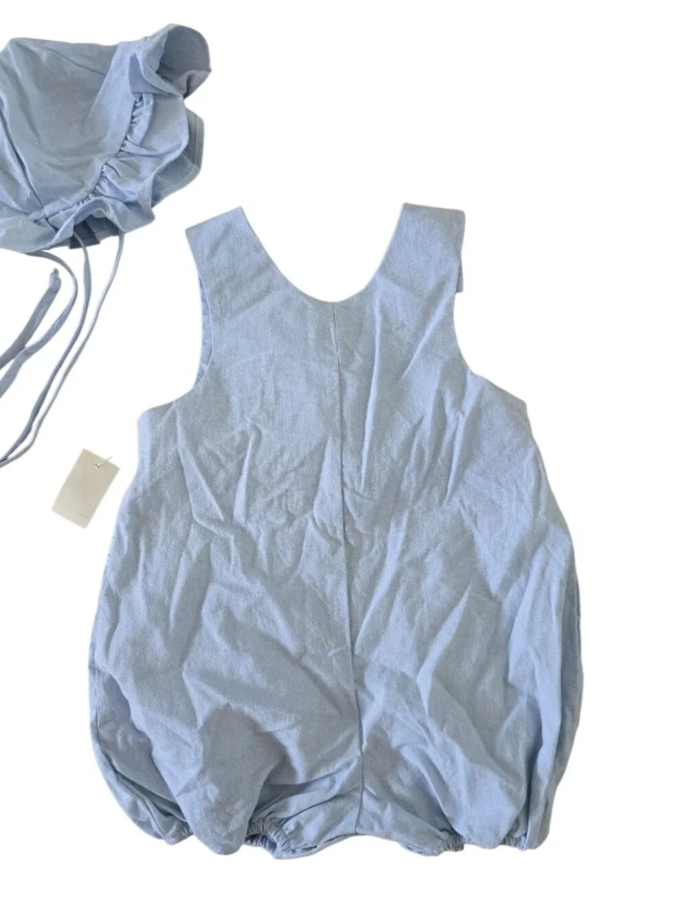 Vintage Lazarus Bubble Bloomer Sunsuit With Sunhat Strawberry Basket